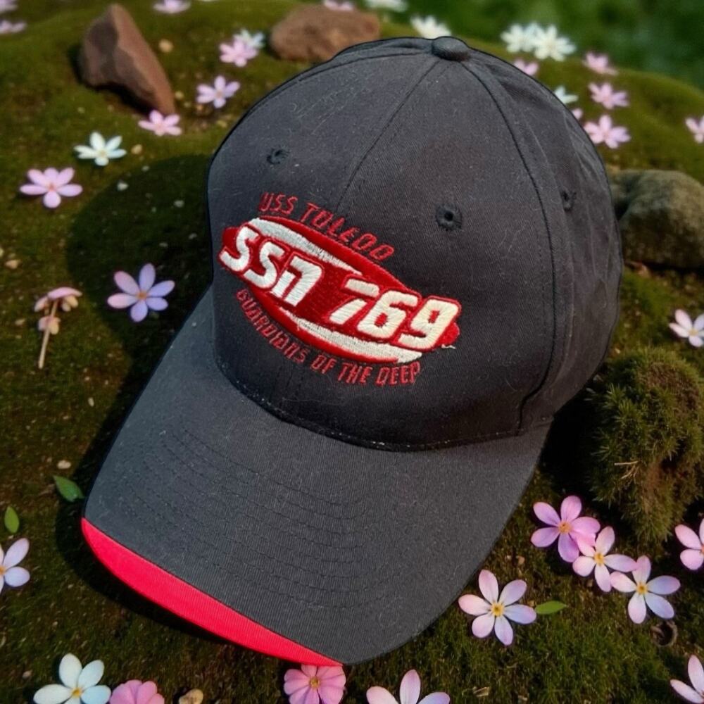 USS Toledo SSN-769 Submarine Cap Hat US Navy Sword of Freedom Falcon Headwear